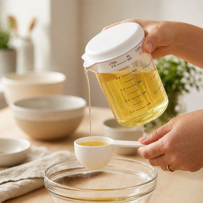 Seasoning Measuring Set with Spoons, Cup & Lid